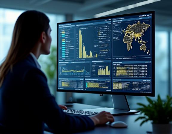 ARH TMS technology platform and supply chain analytics dashboard